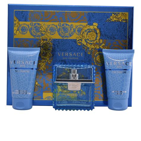 versace cologne for men gift set|versace eau fraiche gift set.